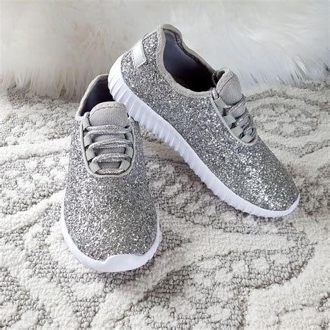 silver glitter sneakers women's|sequin sneakers for women.